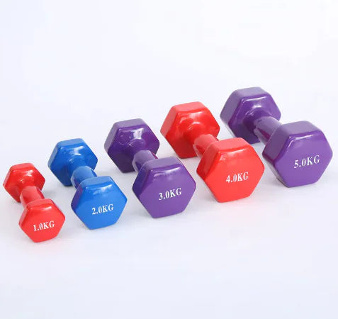 Colored Fitness Weights